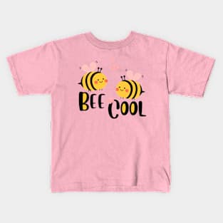 Bee design, be cool, bee cool design Kids T-Shirt